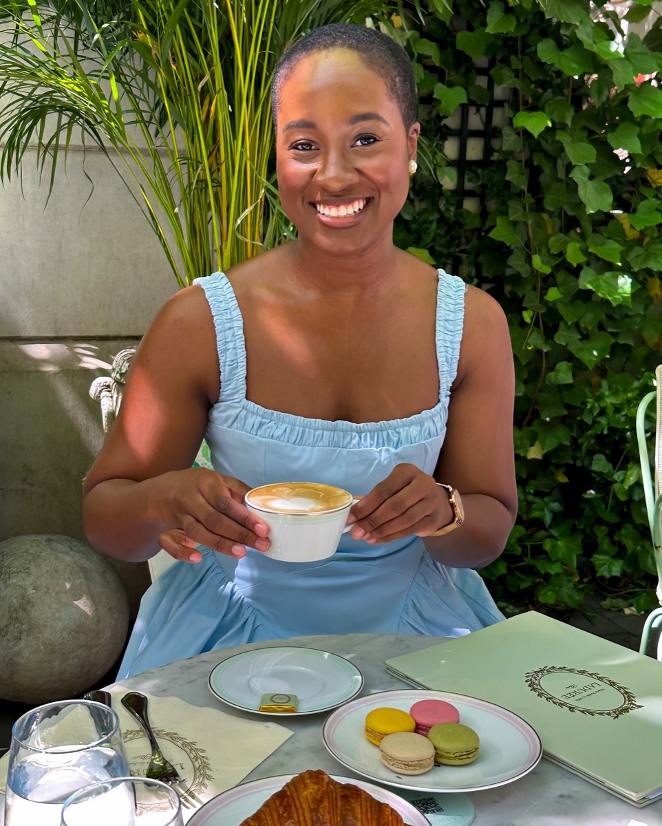 Nana Yaa Ansah at Ladurée